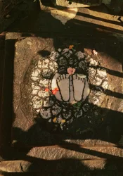 Die Fußspuren von Vishnu